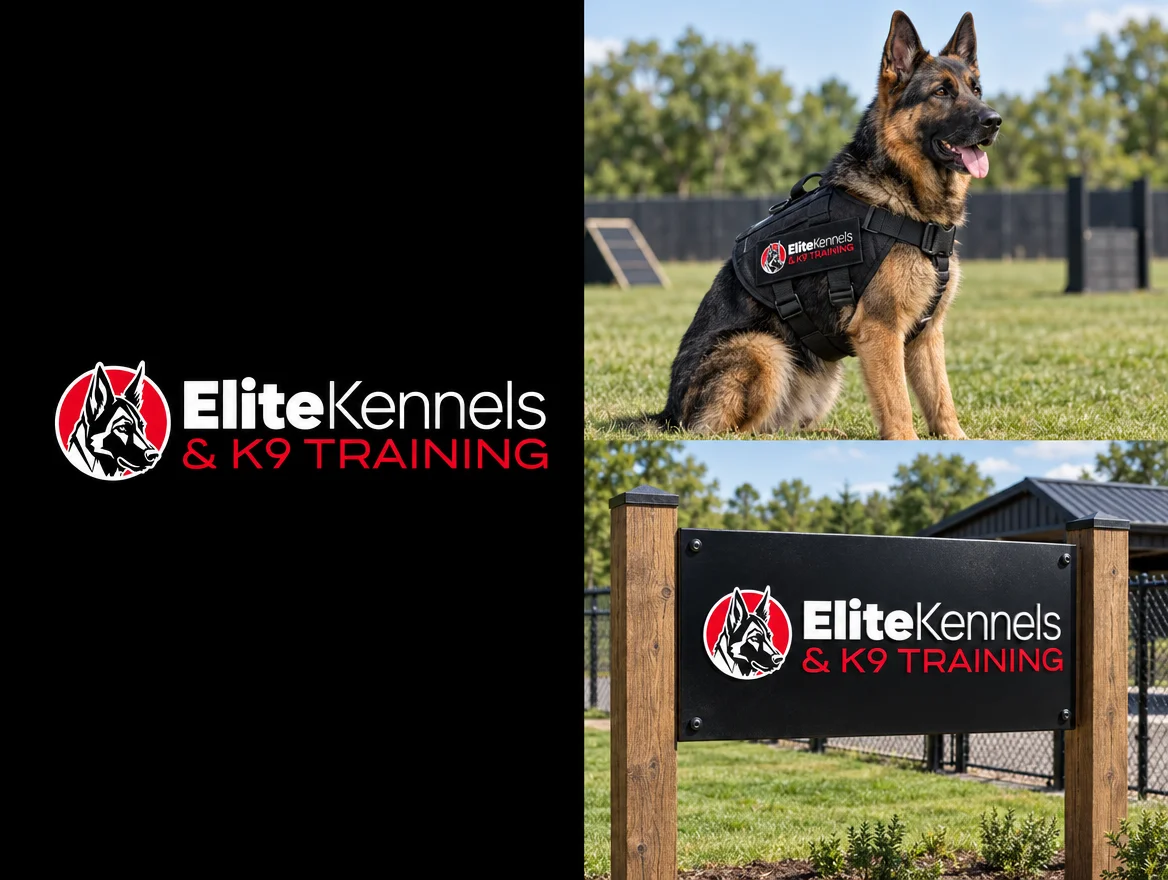 Logo Elite Kennels K9 Training