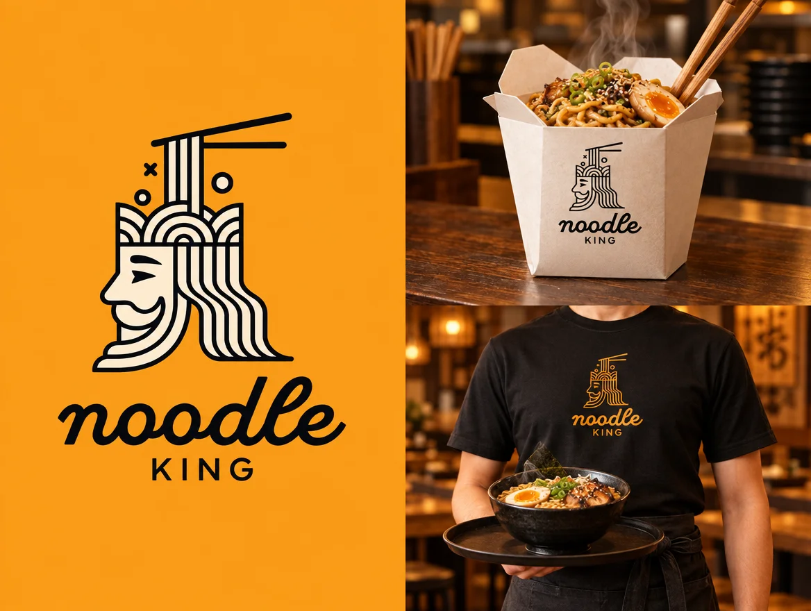 Logo Noodle King
