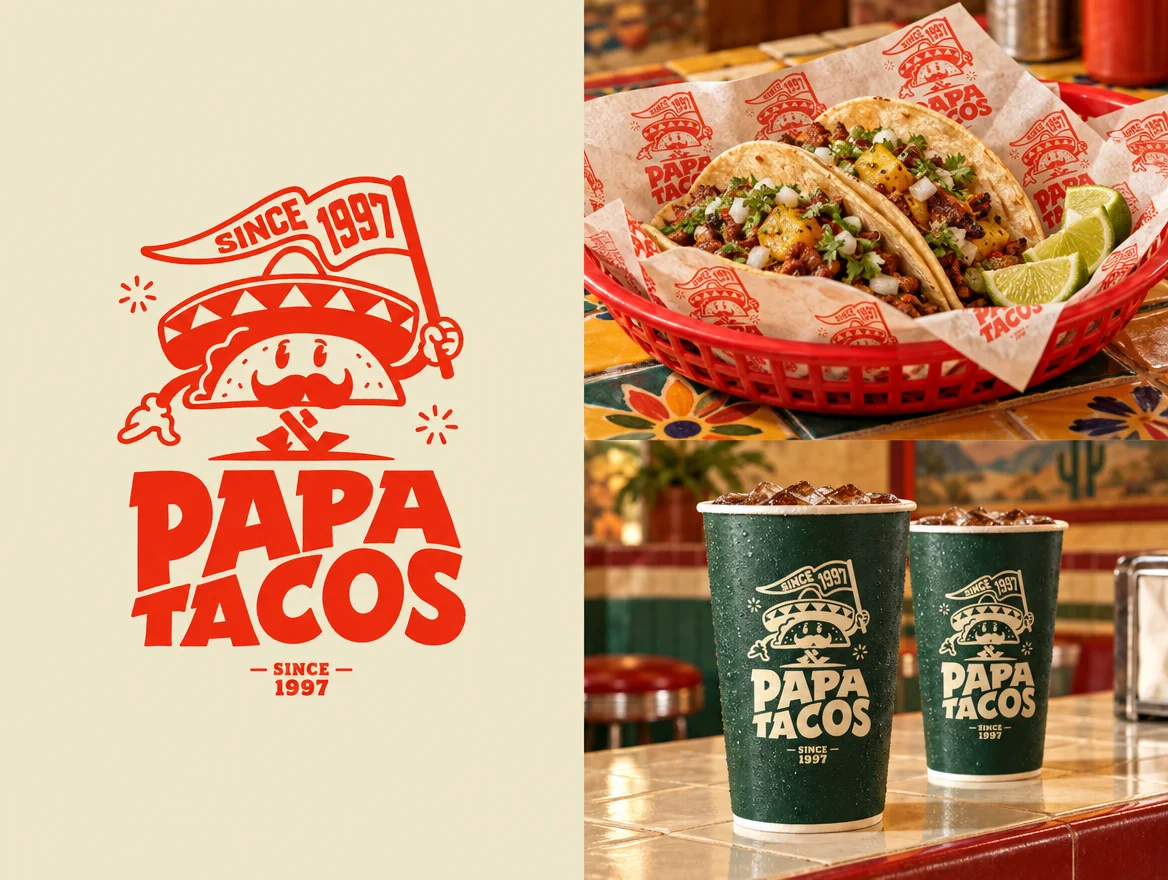 Logo Papa Tacos